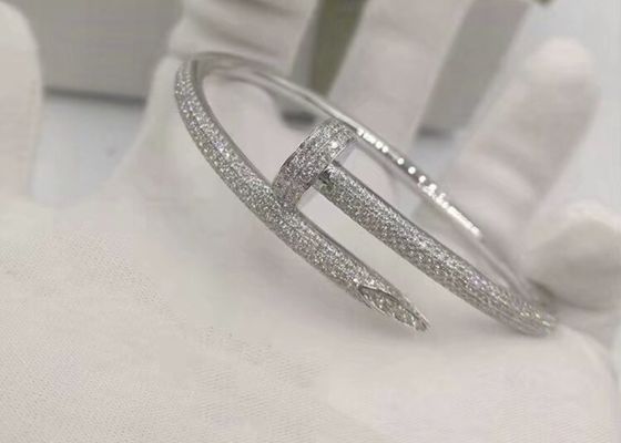 Luxurious Juste Un Clou Personalized Diamond Jewelry Simple Diamond Bangle