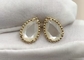  Earrings  18K Gold Earrings   Without Diamond With Mother Pearl