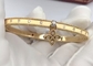 OEM 18K Yellow Gold Diamond Bracelet VS Diamond Fashion Style For Gift