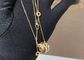 Finished Adjustable 18K Gold Diamond Necklace For Valentine'S Day
