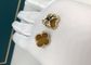 18k Yellow Gold Van Cleef Arpels Vintage Alhambra Earrings For Ladies