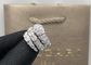 Luxurious Bvlgari 18K Gold Diamond ring  With Full Pavé Diamonds