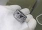 Stylish Medium Model VS Diamond PerléE Clovers Ring For Young Girl