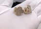 Vintage Fashionable Van Cleef And Arpels 18K Gold Diamond Earrings For Wife