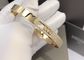 VVS Diamonds Saddle Shape 18K Gold Diamond Bracelet , Moving Diamond Bracelet