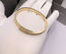 VVS Diamonds Saddle Shape 18K Gold Diamond Bracelet , Moving Diamond Bracelet