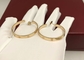 LOVE Yellow 18K Gold Earrings 3.6mm Four Leaf Luxury Jewelry