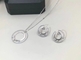 Customized 18K Gold Diamond Necklace White Gold Pendant Necklace VVS Diamond