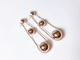 Customization 18K Gold Earrings Tiffany Earrings Rose Gold Fashion For Party