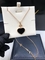 Diamond Chopard Happy Heart Necklace 18K Rose Gold Fashion For Love
