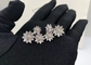 OEM 18K Gold Diamond Earrings White Gold Full Diamond Van Cleef Arpels Earring